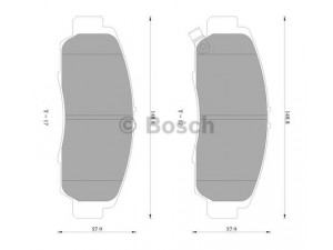 BOSCH 0 986 AB2 381 stabdžių trinkelių rinkinys, diskinis stabdys 
 Techninės priežiūros dalys -> Papildomas remontas
06450-S0K-J01, 06450-S0K-J02, 06450-S3N-J00