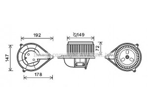 AVA QUALITY COOLING FT8427 elektrovariklis, vidinis pūtiklis 
 Šildymas / vėdinimas -> Orpūtė/dalys
46722759, 46722992