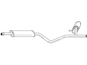 AKS DASIS SG46403 vidurinis duslintuvas