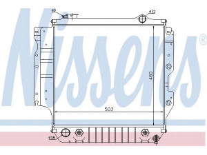 NISSENS 60993 radiatorius, variklio aušinimas 
 Aušinimo sistema -> Radiatorius/alyvos aušintuvas -> Radiatorius/dalys
52004781, 52006124, 52006126, 52021120AB