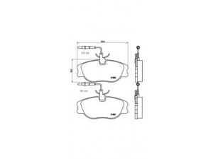 BREMBO P 23 061 stabdžių trinkelių rinkinys, diskinis stabdys 
 Techninės priežiūros dalys -> Papildomas remontas
71752992, 77362237, 1611458180