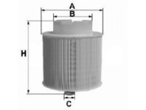 UNIFLUX FILTERS XA658 oro filtras 
 Techninės priežiūros dalys -> Techninės priežiūros intervalai
059 133 843 B, 4F0 133 843