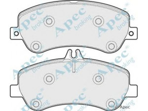 APEC braking PAD1711 stabdžių trinkelių rinkinys, diskinis stabdys
0054206320