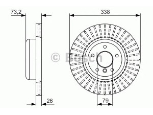 BOSCH 0 986 479 U64 stabdžių diskas 
 Dviratė transporto priemonės -> Stabdžių sistema -> Stabdžių diskai / priedai
34 11 6 786 392