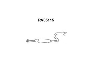 VENEPORTE RV05115 vidurinis duslintuvas 
 Išmetimo sistema -> Duslintuvas
18220SK3G62, 18220SK3G71, GEX11086