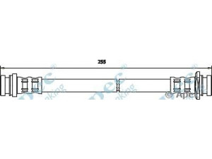 APEC braking HOS3751 stabdžių žarnelė 
 Stabdžių sistema -> Stabdžių žarnelės
5156065D00