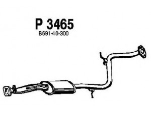 FENNO P3465 vidurinis duslintuvas 
 Išmetimo sistema -> Duslintuvas
B691-40-300, B6E5-40-300