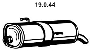 EBERSPÄCHER 19.0.44 galinis duslintuvas
1726.X9