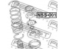 FEBEST NSS-001 montavimas, amortizatoriai 
 Pakaba -> Pakabos statramsčio guolis
54320-40U00, 54320-40U20