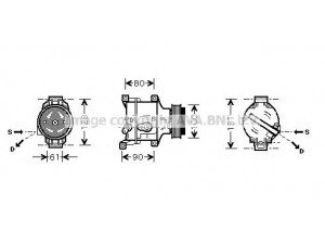 AVA QUALITY COOLING FTK103 kompresorius, oro kondicionierius 
 Oro kondicionavimas -> Kompresorius/dalys
46819144, 51746931, 1537745, 46819144