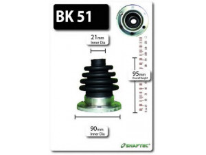 SHAFTEC BK51 gofruotoji membrana, kardaninis velenas 
 Ratų pavara -> Gofruotoji membrana