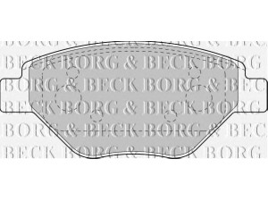 BORG & BECK BBP1851 stabdžių trinkelių rinkinys, diskinis stabdys 
 Techninės priežiūros dalys -> Papildomas remontas
410609192R, 7701207673