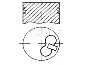 MAHLE ORIGINAL S14040 stūmoklis