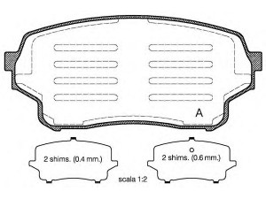 OPEN PARTS BPA1166.01 stabdžių trinkelių rinkinys, diskinis stabdys 
 Techninės priežiūros dalys -> Papildomas remontas
5520050J01, 5520050J02