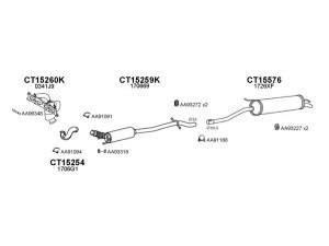 VENEPORTE 150577 išmetimo sistema 
 Išmetimo sistema -> Išmetimo sistema, visa