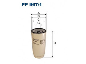 FILTRON PP967/1 kuro filtras
1433649, 10032291, 01442310