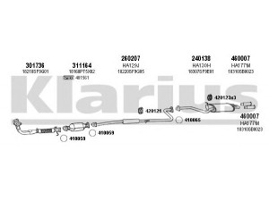 KLARIUS 420093E išmetimo sistema 
 Išmetimo sistema -> Išmetimo sistema, visa