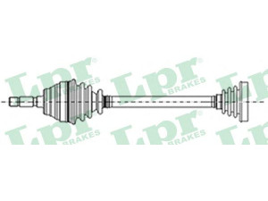 LPR DS42049 kardaninis velenas 
 Ratų pavara -> Kardaninis velenas
6Q0407272CL, 6Q0407272J, 6Q0407452KX