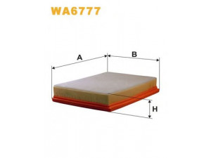 WIX FILTERS WA6777 oro filtras 
 Techninės priežiūros dalys -> Techninės priežiūros intervalai
834619, 834621, 90570363, 90541322