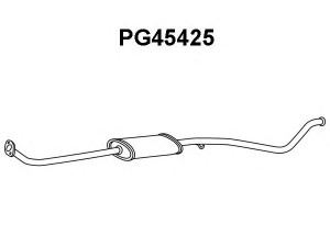 VENEPORTE PG45425 priekinis duslintuvas 
 Išmetimo sistema -> Duslintuvas
1717N5