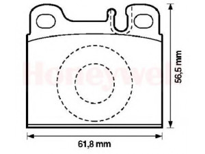 BENDIX 571342B stabdžių trinkelių rinkinys, diskinis stabdys 
 Techninės priežiūros dalys -> Papildomas remontas
0014210412, 311698151E