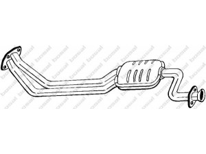 BOSAL 279-097 priekinis duslintuvas 
 Išmetimo sistema -> Duslintuvas
123 490 81 19