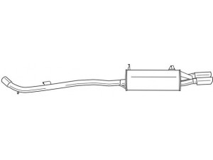 AKS DASIS SG19612 galinis duslintuvas