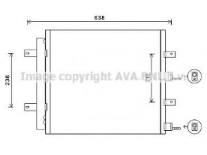 AVA QUALITY COOLING JR5051 kondensatorius, oro kondicionierius