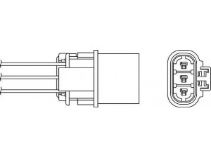 BERU OZH011 lambda jutiklis 
 Variklis -> Variklio elektra
22690-73COO, 22690-76J00, 22690-99B00