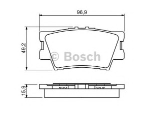 BOSCH 0 986 494 346 stabdžių trinkelių rinkinys, diskinis stabdys 
 Techninės priežiūros dalys -> Papildomas remontas
04466 06200, 04466 33160, 04466 33180