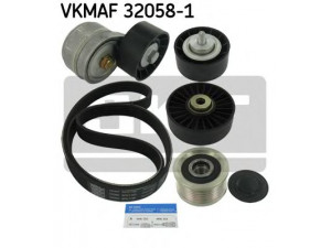 SKF VKMAF 32058-1 V formos rumbuotas diržas, komplektas 
 Techninės priežiūros dalys -> Techninės priežiūros intervalai
46546374, 46794035, 55180011, 55190052
