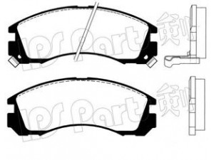 IPS Parts IBD-1599 stabdžių trinkelių rinkinys, diskinis stabdys 
 Techninės priežiūros dalys -> Papildomas remontas
MB858400, MB928049, MR389549