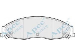 APEC braking PAD1702 stabdžių trinkelių rinkinys, diskinis stabdys 
 Techninės priežiūros dalys -> Papildomas remontas
88959947, 88959954, 89060358