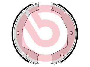 BREMBO S 24 550 stabdžių trinkelių komplektas, stovėjimo stabdis 
 Stabdžių sistema -> Rankinis stabdys
CBC2347, CBC2437, CBC2347