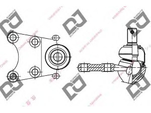 DJ PARTS DB1060 atramos/vairo trauklė 
 Ašies montavimas/vairavimo mechanizmas/ratai -> Sujungimai -> Atramos/vairo trauklė
94459465, 352828, 8-94452-102-0