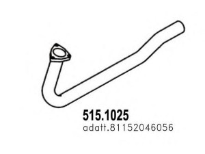 ASSO 515.1025 išleidimo kolektorius 
 Išmetimo sistema -> Išmetimo vamzdžiai
81152046056