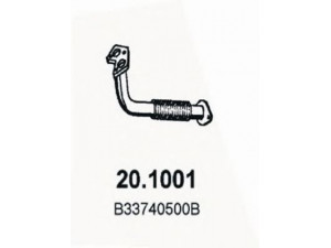 ASSO 20.1001 išleidimo kolektorius 
 Išmetimo sistema -> Išmetimo vamzdžiai
B33240500A, B33740500A, B33740500B