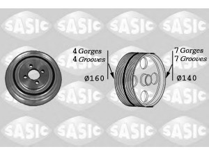 SASIC 2156031 skriemulys, alkūninis velenas 
 Diržinė pavara -> Dirželio skriemulys
504076697