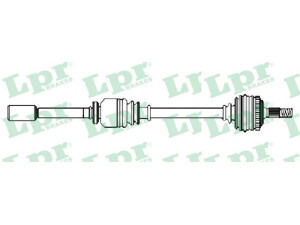 LPR DS52324 kardaninis velenas 
 Ratų pavara -> Kardaninis velenas
32737N, 32738B