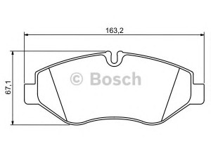 BOSCH 0 986 494 293 stabdžių trinkelių rinkinys, diskinis stabdys 
 Techninės priežiūros dalys -> Papildomas remontas
42555881, 42561355