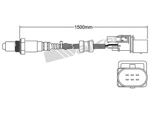 WALKER PRODUCTS 250-25008 lambda jutiklis 
 Išmetimo sistema -> Jutiklis/zondas
021906265AG, 022 906 265, 06A906262A