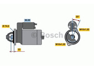 BOSCH 0 986 013 531 starteris 
 Elektros įranga -> Starterio sistema -> Starteris
28100 14020, 28100 14021, 28100 15010