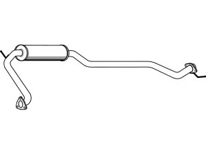 FENNO P2750 vidurinis duslintuvas 
 Išmetimo sistema -> Duslintuvas
18220-SMG-E11