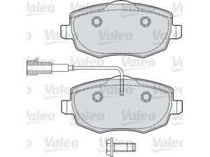 VALEO 601031 stabdžių trinkelių rinkinys, diskinis stabdys 
 Techninės priežiūros dalys -> Papildomas remontas
77364331, 77364332, 77365217, 77365218