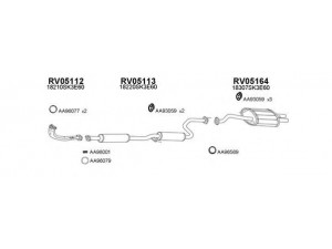 VENEPORTE 330030 išmetimo sistema