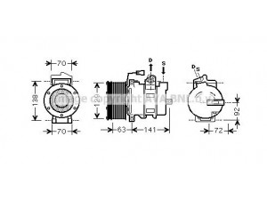 AVA QUALITY COOLING MEK249 kompresorius, oro kondicionierius 
 Oro kondicionavimas -> Kompresorius/dalys
5412300711