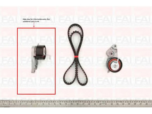 FAI AutoParts TBK104 paskirstymo diržo komplektas 
 Techninės priežiūros dalys -> Papildomas remontas
1672143, 3M5Q8A615DA