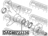 FEBEST DAC40723336 rato guolis
09267-40001