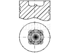 MAHLE ORIGINAL S57460 stūmoklis