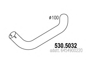 ASSO 530.5032 išleidimo kolektorius
6454900220